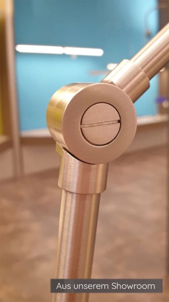 Knapstein Thea-S 41.980.05 LED floor-/reading lamp gesture control dimmable mattnickel