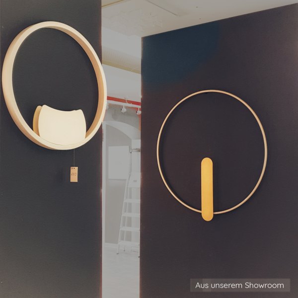 Braga Spira LED ceiling light 60cm gold leaf 2130/PL60 M-14, dimmable