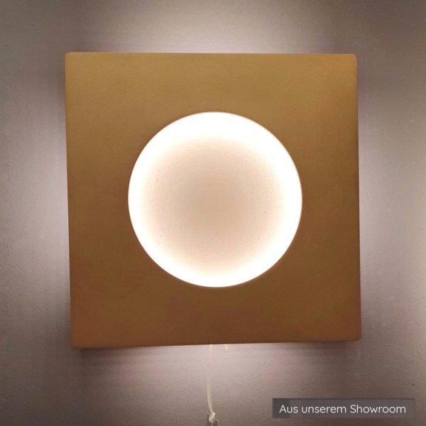 Icone Petra 26 LED wall lamp 26cm x 26cm adjustable Colour selection