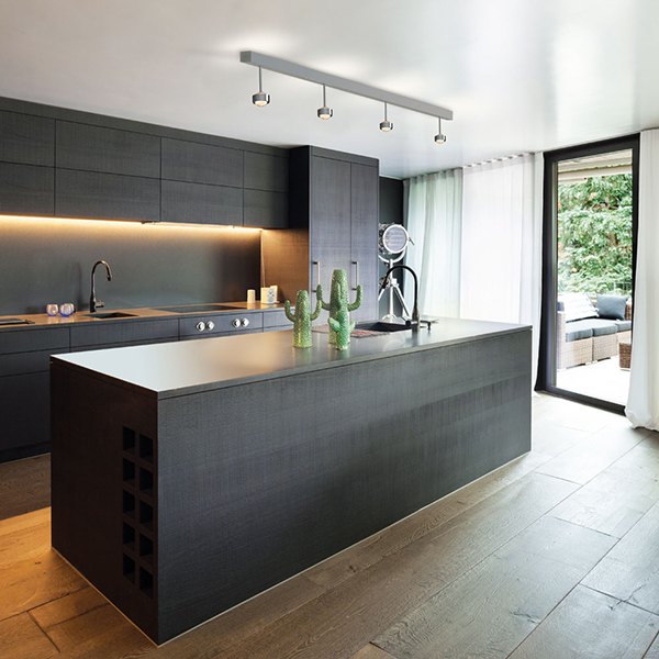 Top Light Puk Mini Choice Eye IV ø 80 LED Deckenleuchte obere Linse fest Konfigurator, dimmbar