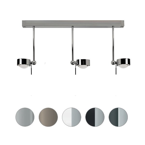 Top Light Puk Mini Choice Side III ø 80 LED Deckenleuchte dreh- /schwenkbar Konfigurator, dimmbar