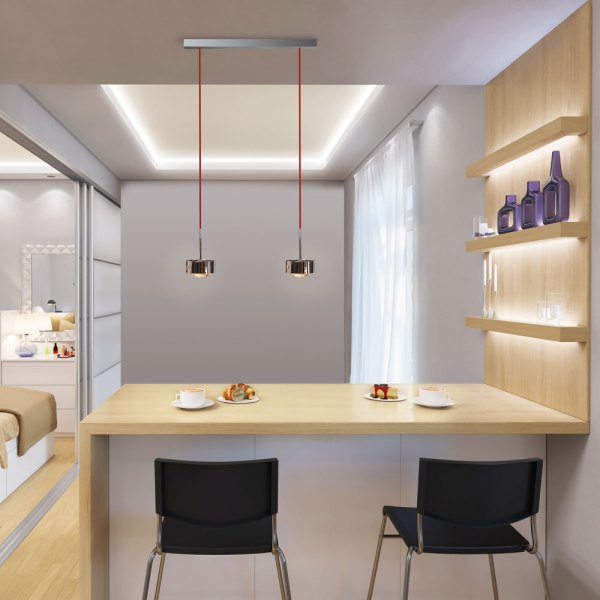 Top Light Puk Maxx Choice Long One II ø 120 LED Balken-/Pendelleuchte downlight Konfigurator, dimmbar