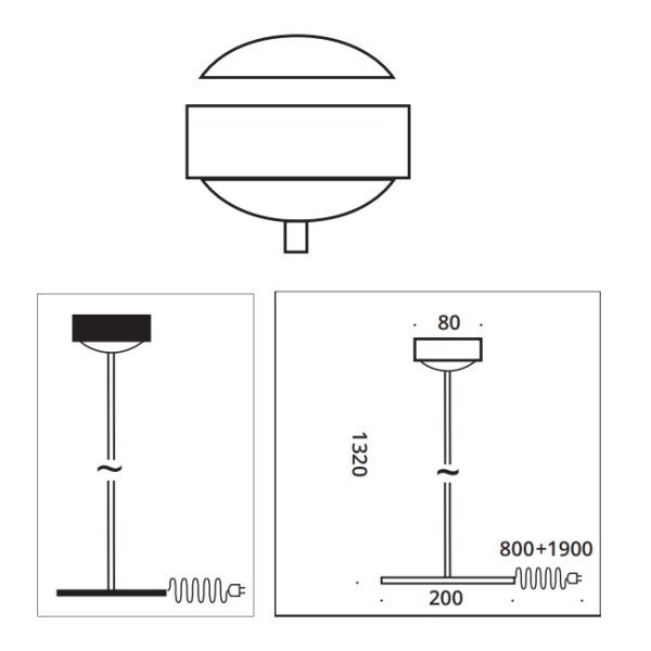Top Light Puk Mini Eye Floor ø 80 NV LED floor reading lamp lower lens satined fixed, dimmable Configurator
