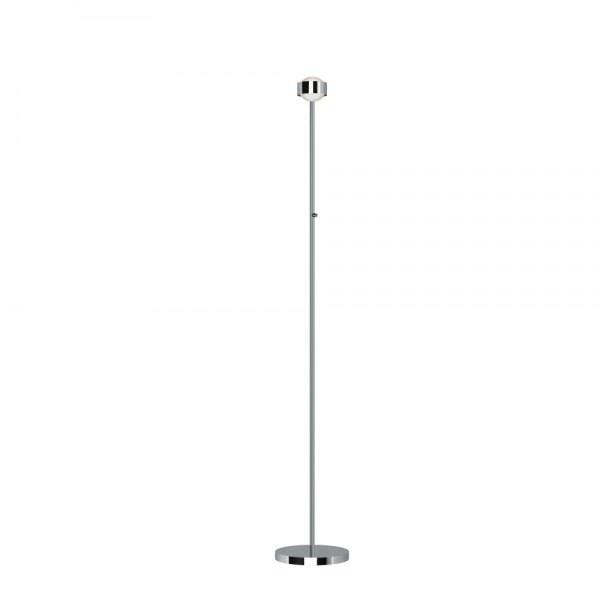 Top Light Puk Mini Eye Floor ø 80 NV LED floor reading lamp lower lens satined fixed, dimmable Configurator