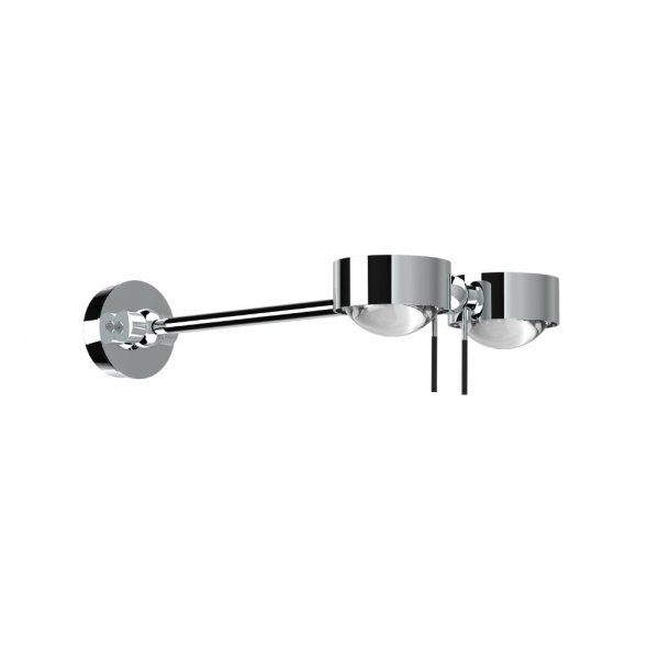 Top Light Puk Mini Wing Twin Wall LED ø 80 wall light swivel / tilt, dimmable Configurator