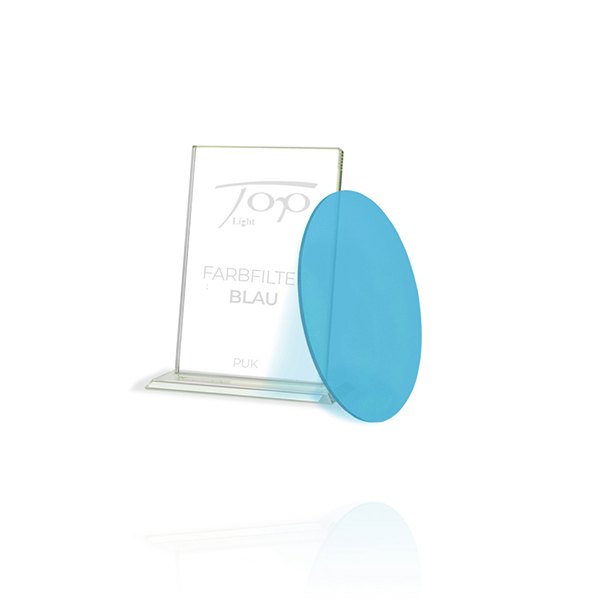 Top Light Zubehör Puk Farbfilter blau - nur unter Glas oder Linse 2-2033