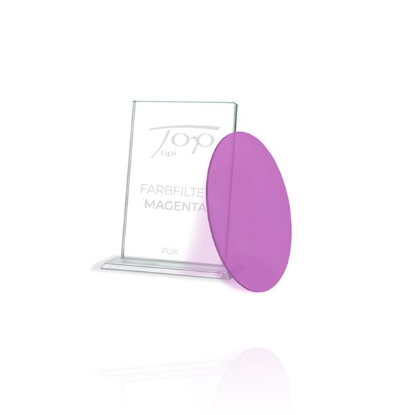 Top Light Zubehör Puk Meg Maxx Farbfilter magenta - nur unter Glas oder Linse 2-5039