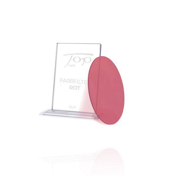 Top Light Accessories Puk colour filter red - under glass or lens only 2-2028