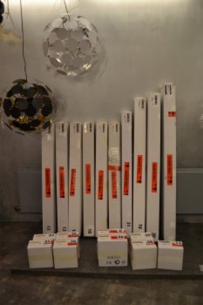 LED Ceiling Light "HORIZON" gold leaf 37280409 Bopp Leuchten