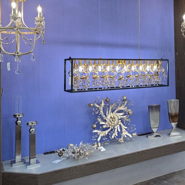 Arte Luce pendant light KA3333 10S gold leaf black craftsmanship at its best