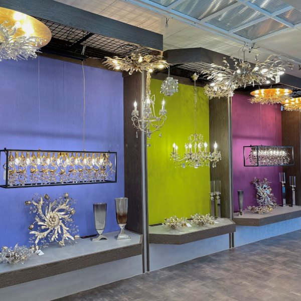 Arte Luce K77/6PL 6 flammige Deckenleuchte - champagner - Handwerkskunst in höchster Perfektion
