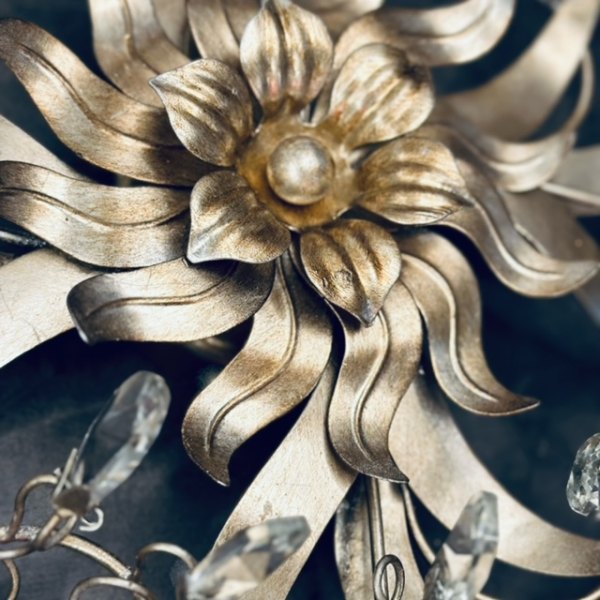 Arte Luce 4 flame ceiling light - champagne - craftsmanship at its best