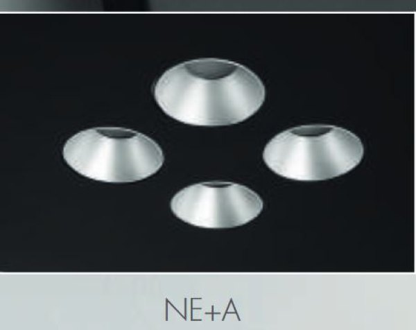 Icone Confort LED ceiling light 12flg. white / alu, dimmable, 2,700K
