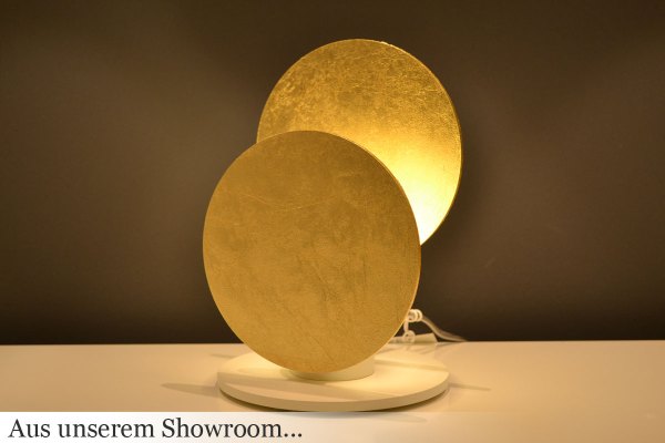 LED Table Lamp Nuvola 2092 / L gold leaf Braga