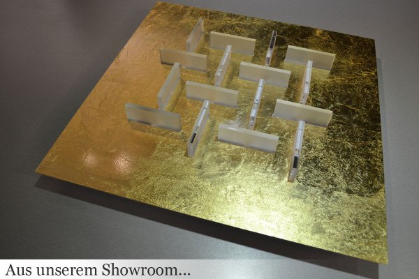 LED ceiling light Cristalli 2051 / PL50 gold leaf Braga