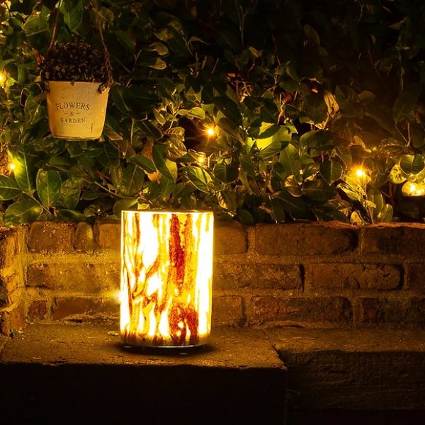 Epstein Apollo Sahara outdoor cylindrical luminaire made of quartz sandstone Configurator