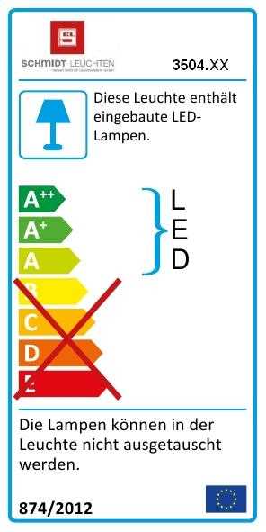 LED hanging lamp "LUCID XL" 3504 1-flames Schmidt Lights