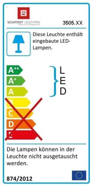 LED hanging lamp "LUCID XL" 3505 Schmidt lights