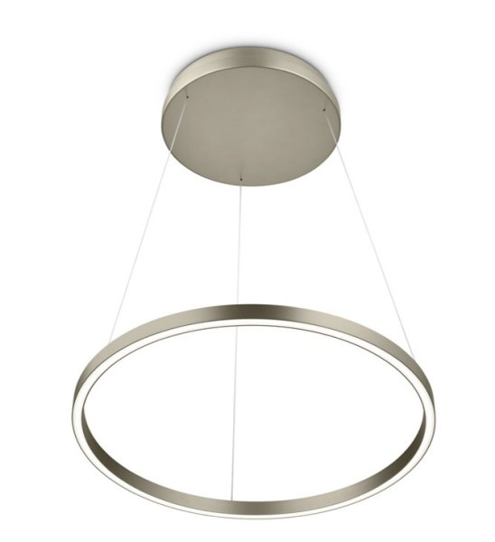 Ausstellungsstück - Knapstein Lisa 60 - effect bronze 51.501.34 LED Ringleuchte - 60 cm Ober-/Unterlicht Gestensteuerung Lift dimmbar