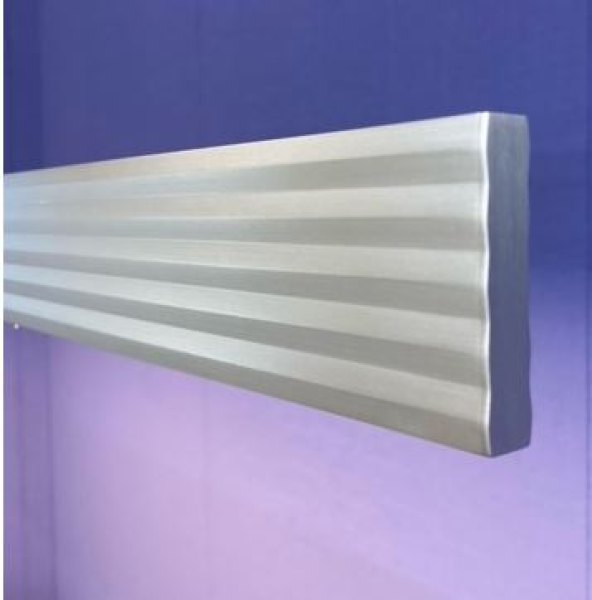 Ausstellungsstück Knapstein Fara 132  - mattnickel 51.509.05 LED Pendelleuchte - 132 cm Ober-/Unterlicht Gestensteuerung Lift dimmbar