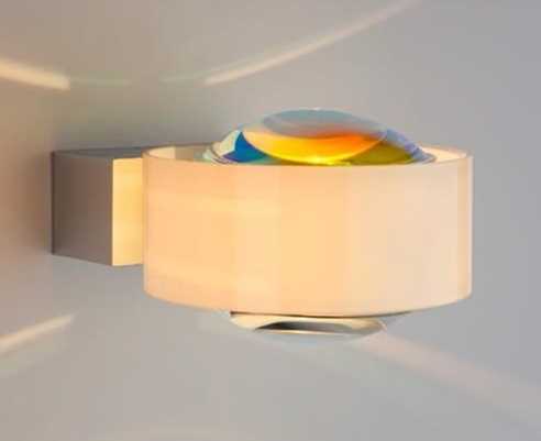 LED Wandleuchte LOGOS 12 mit satiniertem Glasschirm Delight