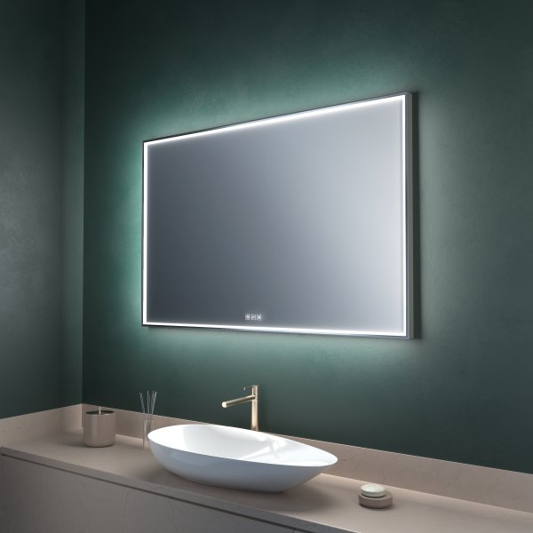 Top Light Lumen Light crystal mirror 140 x 70 cm