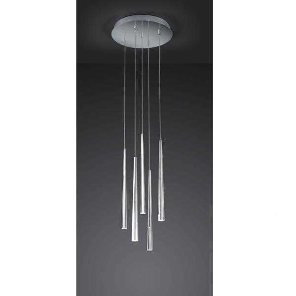 LED hanging lamp " LUCID XL" 3506 5 flames Schmidt lights