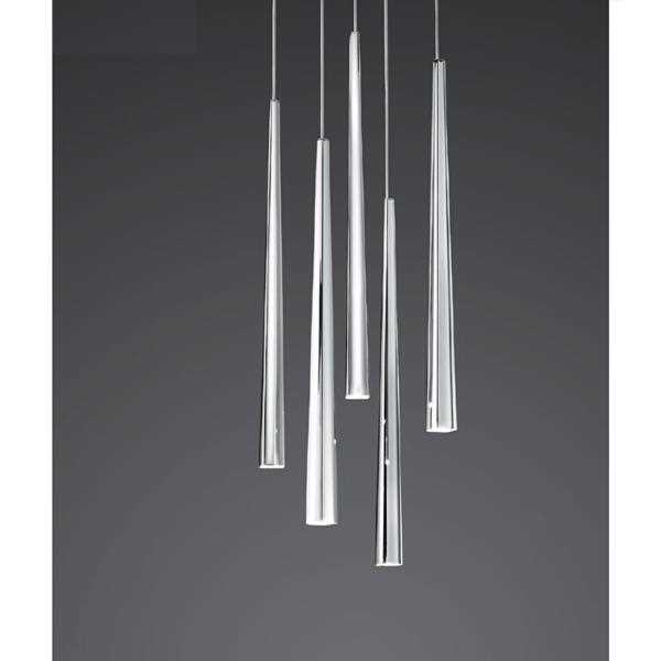 LED hanging lamp " LUCID XL" 3506 5 flames Schmidt lights