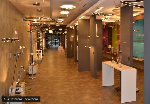 Ausstellungsstück Braga Loop LED Pendelleuchte Betonoptik 60cm 2129/S60-2 M-24, dimmbar