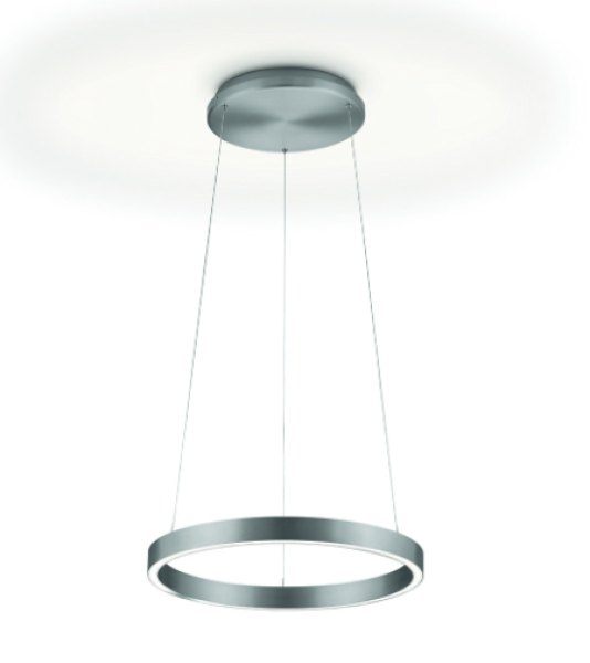 Knapstein Svea 40 LED ring ight gesture control dimmable matt nickel