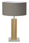 Herzblut table lamp Dana 11660.82 oak LS taupe Made in Germany
