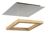 Herzblut LED Deckenleuchte Leonora Eiche 10430 4-flammig 50x50cm Made in Germany