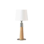 Herzblut table lamp Conico Asteiche 44cm 30650