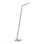 Knapstein Dina-S Basic LED floor-/ reading lamp touch dimmer chrome