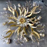 Ferro Luce 77/8 PL Ceiling Lamp Silver leaf / Gold leaf