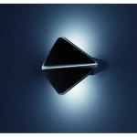 LED wall light Kito gloss black 28/1430.08 Helestra